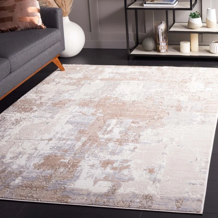 Safavieh Whisper Beige / Light Grey WHS820 4 ft. X 6 ft. Rectangle Rug
