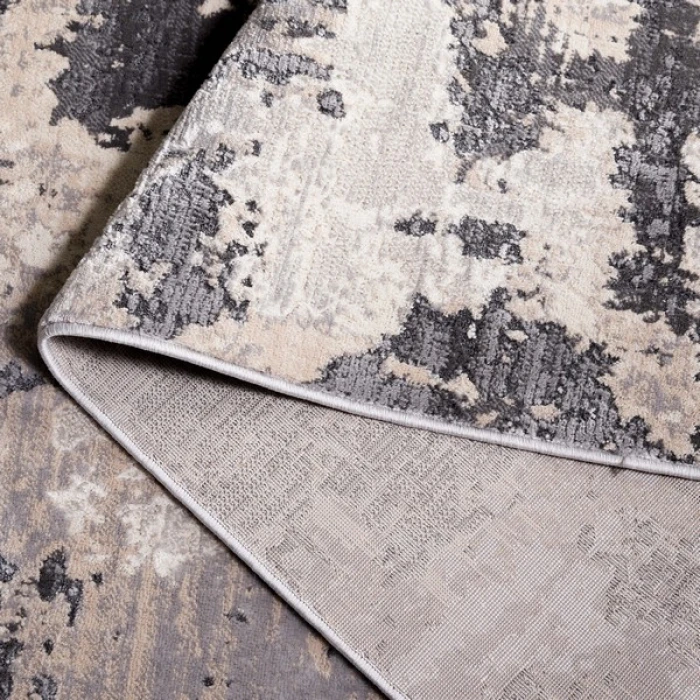 Safavieh Whisper Grey / Light Beige WHS820 6 ft. 7 in. X 6 ft. 7 in. Round Rug