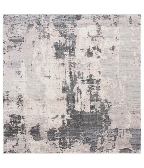 Safavieh Whisper Grey / Light Beige WHS820 6 ft. 7 in. X 6 ft. 7 in. Round Rug