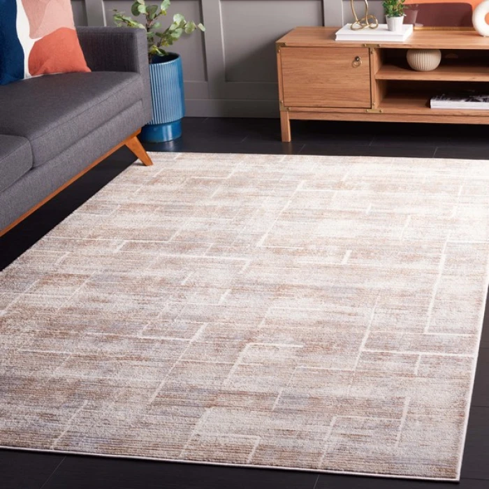 Safavieh Whisper Beige / Light Beige WHS822 4 ft. X 6 ft. Rectangle Rug
