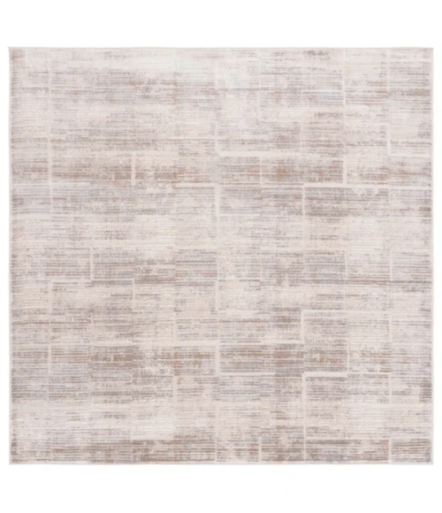 Safavieh Whisper Beige / Light Beige WHS822 6 ft. 7 in. X 6 ft. 7 in. Round Rug