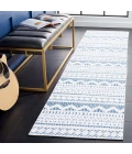 Safavieh Alamo ALM716 Blue / Ivory 2'-2" X 8' Runner Area Rug