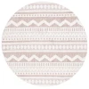 Safavieh Alamo ALM716 Taupe / Ivory 6'-7" X 6'-7" Round Area Rug