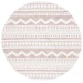 Safavieh Alamo ALM716 Taupe / Ivory 6'-7" X 6'-7" Round Area Rug