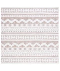 Safavieh Alamo ALM716 Taupe / Ivory 6'-7" X 6'-7" Square Area Rug
