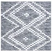 Safavieh Alamo ALM717 Charcoal / Ivory 6'-7" X 6'-7" Square Area Rug