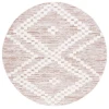 Safavieh Alamo ALM717 Taupe / Ivory 6'-7" X 6'-7" Round Area Rug