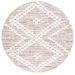 Safavieh Alamo ALM717 Taupe / Ivory 6'-7" X 6'-7" Round Area Rug