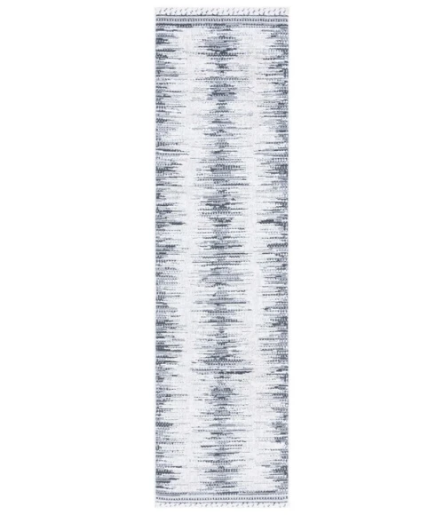 Safavieh Alamo ALM732 Grey / Charcoal 2'-2" X 8' Runner Area Rug