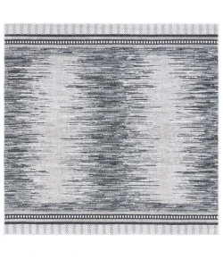 Safavieh Alamo ALM732 Grey / Charcoal 6'-7" X 6'-7" Square Area Rug