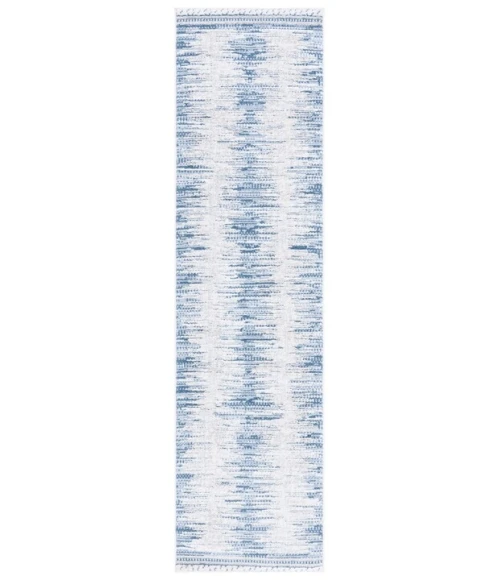 Safavieh Alamo ALM732 Grey / Blue 2'-2" X 8' Runner Area Rug