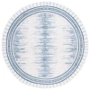 Safavieh Alamo ALM732 Grey / Blue 6'-7" X 6'-7" Round Area Rug