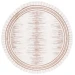 Safavieh Alamo ALM732 Taupe / Ivory 6'-7" X 6'-7" Round Area Rug