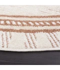 Safavieh Alamo ALM732 Taupe / Ivory 6'-7" X 6'-7" Round Area Rug