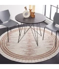 Safavieh Alamo ALM732 Taupe / Ivory 6'-7" X 6'-7" Round Area Rug