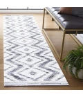 Safavieh Alamo ALM737 Ivory / Charcoal 2'-2" X 8' Runner Area Rug