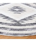 Safavieh Alamo ALM737 Ivory / Charcoal 6'-7" X 6'-7" Round Area Rug