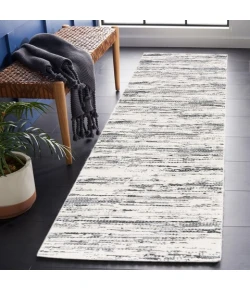 Safavieh Alamo ALM742 Charcoal / Ivory 2'-2" X 8' Runner Area Rug