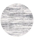 Safavieh Alamo ALM742 Charcoal / Ivory 6'-7" X 6'-7" Round Area Rug