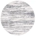 Safavieh Alamo ALM742 Charcoal / Ivory 6'-7" X 6'-7" Round Area Rug