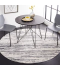 Safavieh Alamo ALM742 Charcoal / Ivory 6'-7" X 6'-7" Round Area Rug