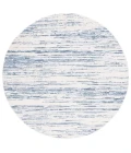 Safavieh Alamo ALM742 Blue / Ivory 6'-7" X 6'-7" Round Area Rug
