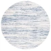 Safavieh Alamo ALM742 Blue / Ivory 6'-7" X 6'-7" Round Area Rug