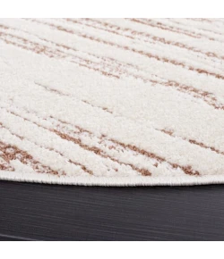 Safavieh Alamo ALM742 Taupe / Ivory 6'-7" X 6'-7" Round Area Rug