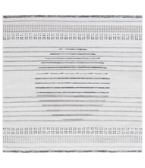 Safavieh Alamo ALM774 Ivory / Grey 6'-7" X 6'-7" Square Area Rug