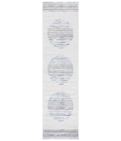 Safavieh Alamo ALM775 Ivory / Navy 2'-2" X 8' Runner Area Rug