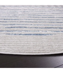 Safavieh Alamo ALM775 Ivory / Navy 6'-7" X 6'-7" Round Area Rug