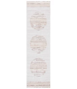 Safavieh Alamo ALM775 Ivory / Brown 2'-2" X 8' Runner Area Rug