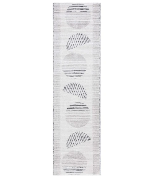 Safavieh Alamo ALM779 Ivory / Grey 2'-2" X 8' Runner Area Rug