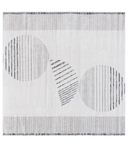 Safavieh Alamo ALM779 Ivory / Grey 6'-7" X 6'-7" Square Area Rug