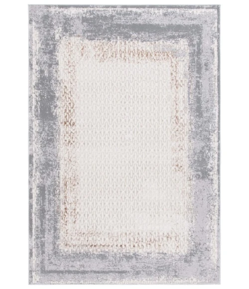 Safavieh Alenia ALN100 Ivory / Grey 5'-2" X 7' Rectangle Area Rug