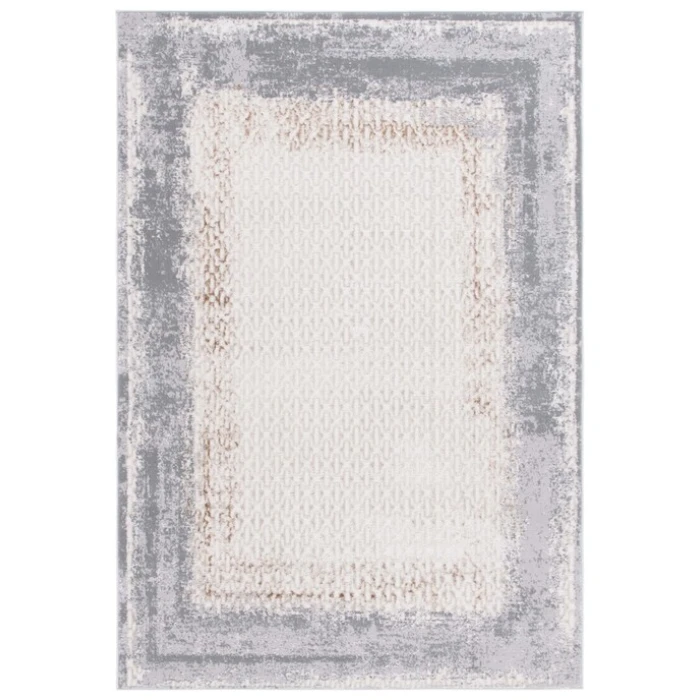 Safavieh Alenia ALN100 Ivory / Grey 8' X 10' Rectangle Area Rug