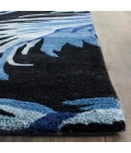 Safavieh Allure ALR121 Black / Blue 5' X 8' Rectangle Area Rug