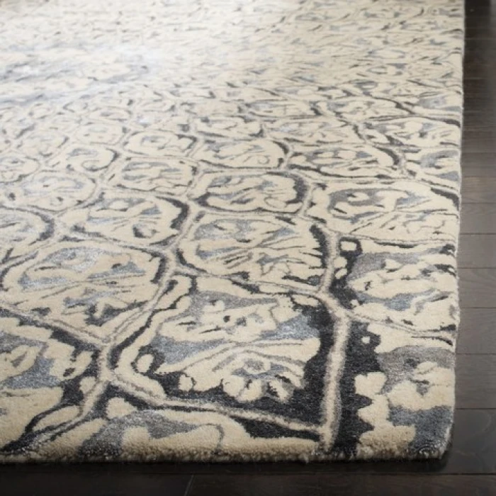 Safavieh Allure ALR419 Ivory / Charcoal 5' X 8' Rectangle Area Rug