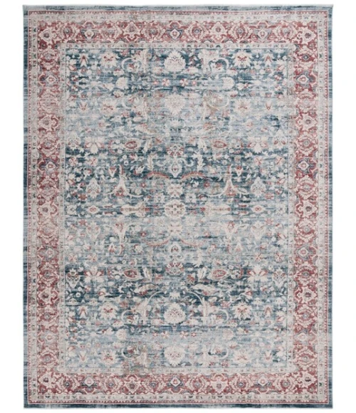 Safavieh Antique Patina ANP640 Blue / Rust 5'-3" X 7'-7" Rectangle Area Rug