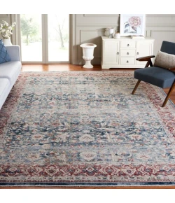 Safavieh Antique Patina ANP640 Blue / Rust 5'-3" X 7'-7" Rectangle Area Rug