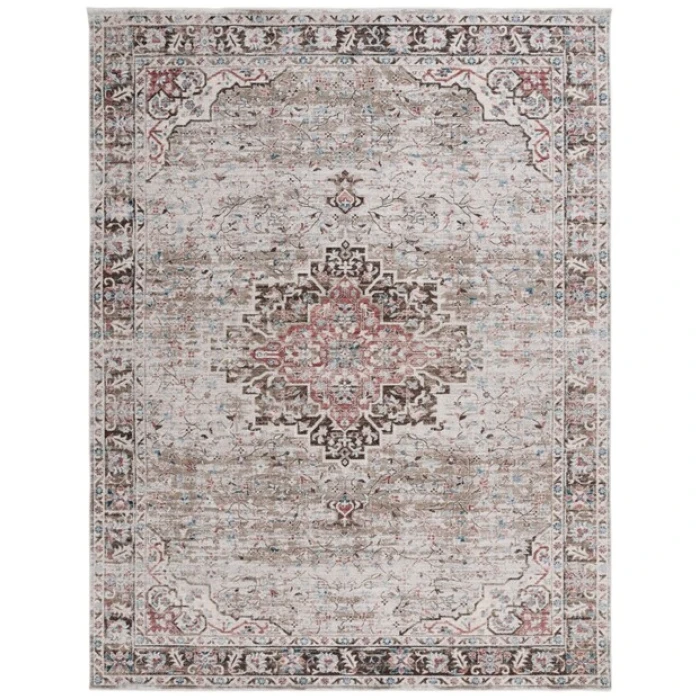 Safavieh Antique Patina ANP642 Beige / Brown 4' X 10' Rectangle Area Rug