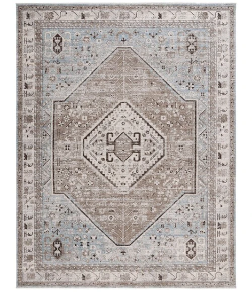 Safavieh Antique Patina ANP646 Blue / Beige 8'-0" x 9'-6" Rectangle Area Rug