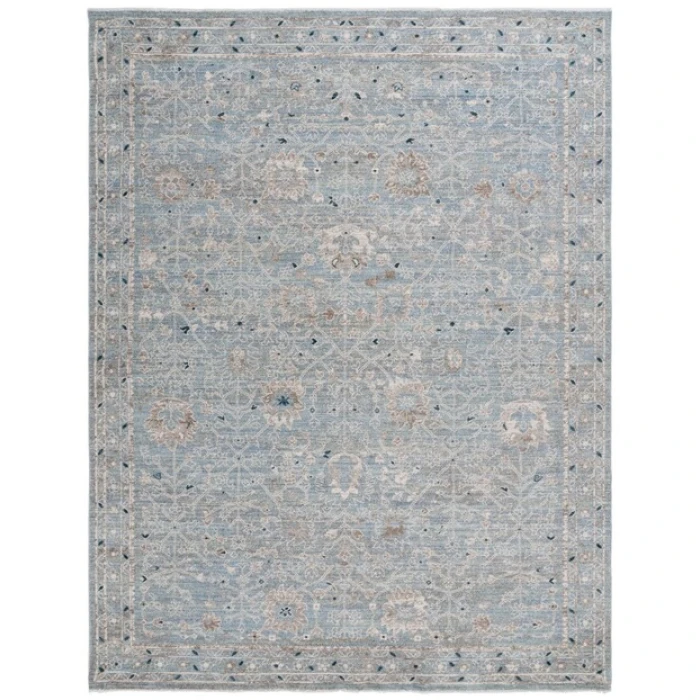 Safavieh Antique Patina ANP656 Blue / Ivory 8'-0" x 9'-6" Rectangle Area Rug
