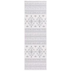 Safavieh Arizona ARZ104 Beige / Charcoal 2'-6" X 8' Runner Area Rug