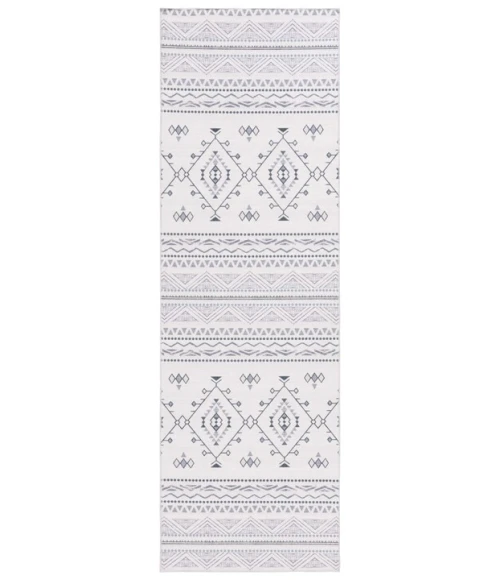 Safavieh Arizona ARZ104 Beige / Charcoal 2'-6" X 8' Runner Area Rug