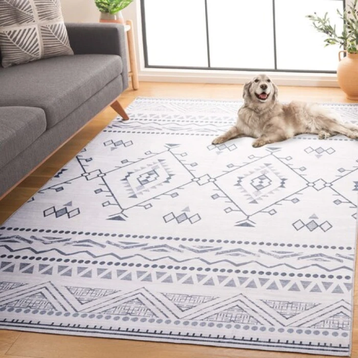 Safavieh Arizona ARZ104 Beige / Charcoal 8' X 10' Rectangle Area Rug