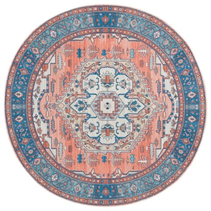 Safavieh Arizona ARZ105 Rust / Navy 4' X 6' Rectangle Area Rug