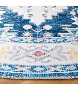 Safavieh Arizona ARZ107 Navy / Ivory 6' X 6' Round Area Rug