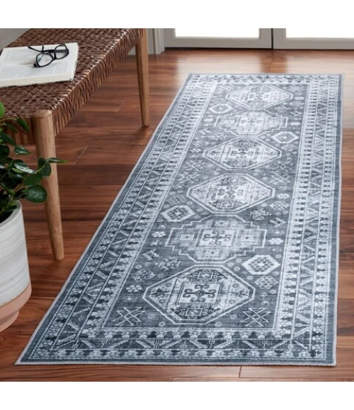 Safavieh Arizona ARZ108 Grey Green / Ivory 2'-6" X 8' Runner Area Rug