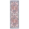 Safavieh Arizona ARZ109 Red / Navy 2'-6" X 8' Runner Area Rug